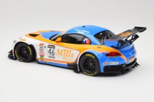BMW Z4 E89 GT3 #46 Mills Racing M. Wittmer / A. Mills Pirelli World Challenge Sprint X-Series 2016 Minichamps 1:18 151162346  — attēls 5 no 6