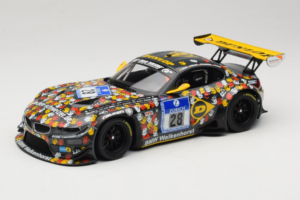 BMW Z4 GT3 #28 Team Walkenhorst J. Stuck / Sandritter ADAC 24 Hours Nurburgring 2014 Minichamps 1:18 151142328 Metāls