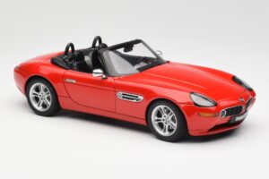 BMW Z8 E52 Sarkans AUTOart 1:18 70513 Metāls — attēls 6 no 8