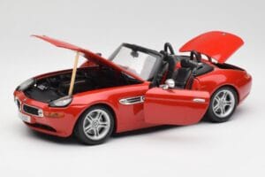 BMW Z8 E52 Sarkans Metālisks Bburago 1:18 18-12032 Metāls — attēls 2 no 8
