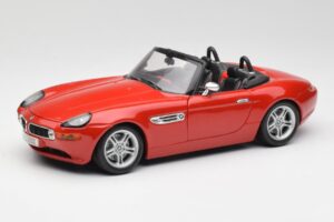 BMW Z8 E52 Sarkans Metālisks Bburago 1:18 18-12032 Metāls