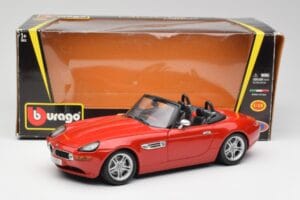 BMW Z8 E52 Sarkans Metālisks Bburago 1:18 18-12032 Metāls — attēls 8 no 8