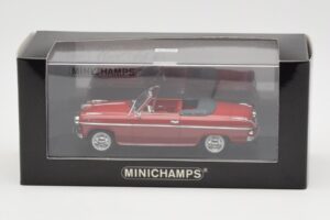 Borgward Isabella Kabriolets Sarkans Minichamps 1:43 400096060 Metāls — attēls 4 no 4