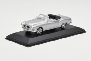 Borgward Isabella Kabriolets Sudrabs Minichamps 1:43 400096030 Metāls — attēls 2 no 4
