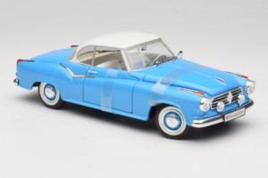 Borgward Isabella Coupe Zils Revell 1:18 08859-P1 Metāls — attēls 4 no 6
