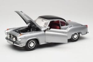 Borgward Isabella Coupe Pelēks & Melns Revell 1:18 8989 Metāls — attēls 8 no 8