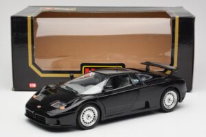 Bugatti EB110 Melns Bburago 1:18 3055 Metāls — attēls 8 no 8