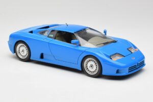 Bugatti EB110 Zils Bburago 1:18 3035 Metāls — attēls 5 no 8