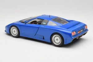 Bugatti EB110 Tumši Zils Bburago 1:18 3035-DB Metāls — attēls 7 no 8