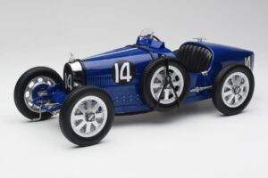 Bugatti Type 35 #14 Dark Blue Norev 1:12 125703 Metāls