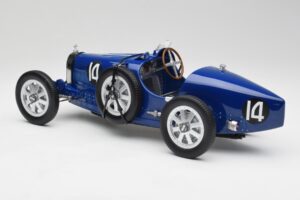 Bugatti Type 35 #14 Dark Blue Norev 1:12 125703 Metāls — attēls 5 no 6