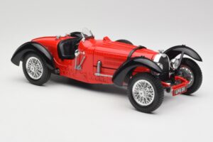 Bugatti Type 55 Sarkans Bburago 1:18 3009 Metāls — attēls 4 no 6