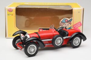 Bugatti Type 55 Sarkans Bburago 1:18 3009 Metāls — attēls 6 no 6