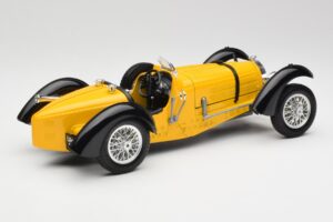 Bugatti Type 59 Dzeltens Bburago 1:18 3005 Metāls — attēls 3 no 8