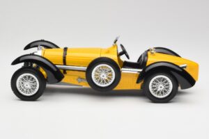Bugatti Type 59 Dzeltens Bburago 1:18 3005 Metāls — attēls 4 no 8