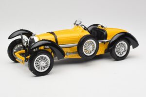 Bugatti Type 59 Dzeltens Bburago 1:18 3005 Metāls