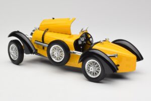 Bugatti Type 59 Dzeltens Bburago 1:18 3005 Metāls — attēls 5 no 8