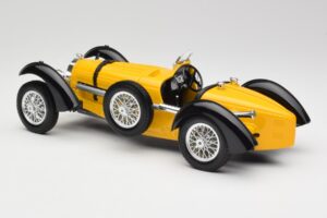 Bugatti Type 59 Dzeltens Bburago 1:18 3005 Metāls — attēls 7 no 8