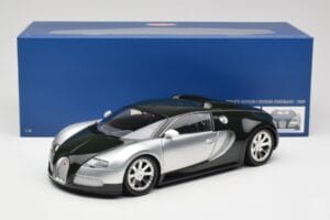 Bugatti Veyron Edition Centenaire Chrome Green Minichamps 1:18 100110852 Metāls — attēls 8 no 8