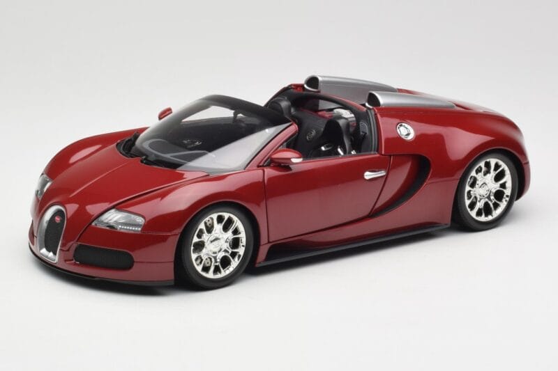 Bugatti Veyron Grand Sport Sarkans Minichamps 1:18 100110832 Metāls