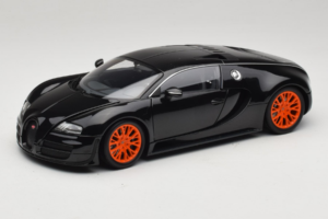 Bugatti Veyron Super Sport Black Metallic Minichamps 1:18 100110842 Metāls