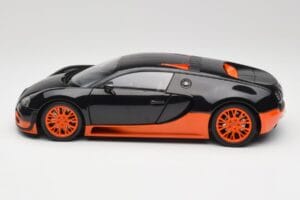 Bugatti Veyron Super Sport World Record Edition Carbon & Orange Minichamps 1:18 100110840 Metāls — attēls 4 no 8
