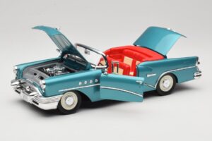 Buick Century Kabriolets Zils Mira 1:18 6134 Metāls — attēls 2 no 8