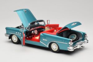 Buick Century Kabriolets Zils Mira 1:18 6134 Metāls — attēls 5 no 8