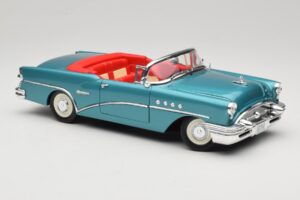 Buick Century Kabriolets Zils Mira 1:18 6134 Metāls — attēls 6 no 8