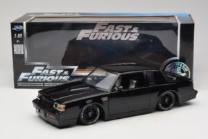 Buick Grand National Fast & Furious Melns Jada 1:18 97178 Metāls — attēls 8 no 8