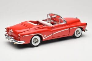 Buick Skylark Kabriolets Sarkans Motormax 1:18 73129 Metāls — attēls 3 no 8