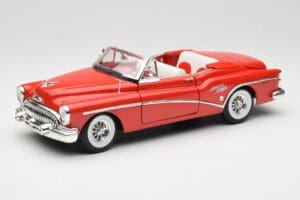 Buick Skylark Kabriolets Sarkans Motormax 1:18 73129 Metāls