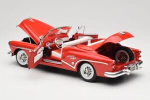 Buick Skylark Kabriolets Sarkans Motormax 1:18 73129 Metāls — attēls 5 no 8