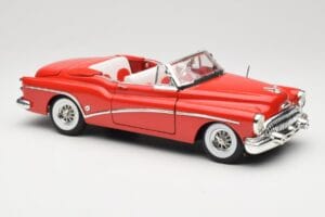 Buick Skylark Kabriolets Sarkans Motormax 1:18 73129 Metāls — attēls 6 no 8