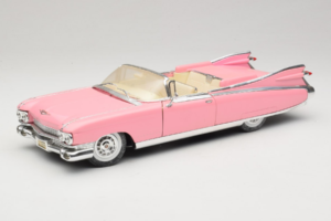 Cadillac Eldorado Biarritz Rozā Maisto 1:18 36813 Metāls