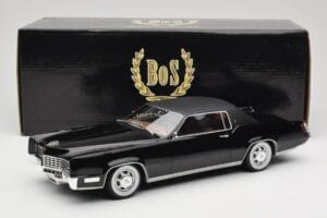 Cadillac Eldorado Melns Brūns BoS Models 1:18 BOS064 Sveķi — attēls 6 no 6