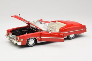 Cadillac Eldorado Kabriolets Sarkans Anson 1:18 30387 Metāls — attēls 2 no 8