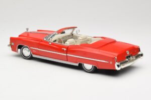Cadillac Eldorado Kabriolets Sarkans Anson 1:18 30387 Metāls — attēls 7 no 8