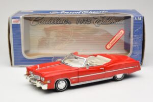 Cadillac Eldorado Kabriolets Sarkans Anson 1:18 30387 Metāls — attēls 8 no 8