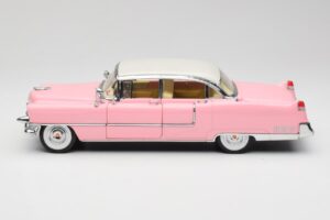 Cadillac Fleetwood Elvis Presley Rozā MRC 1:18 LIC1000 Metāls — attēls 4 no 8