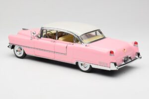 Cadillac Fleetwood Elvis Presley Rozā MRC 1:18 LIC1000 Metāls — attēls 7 no 8