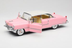 Cadillac Fleetwood Elvis Presley Rozā MRC 1:18 LIC1000 Metāls — attēls 2 no 8