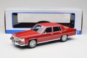 Cadillac Fleetwood Brougham Tumši Sarkans Metālisks MCG 1:18 MCG18251 Metāls — attēls 6 no 6