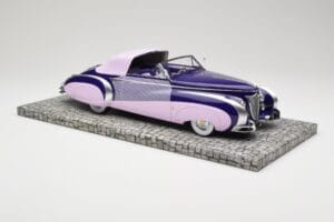 Cadillac Series 62 Kabriolets Rozā Minichamps 1:18 107148460 Metāls — attēls 4 no 6