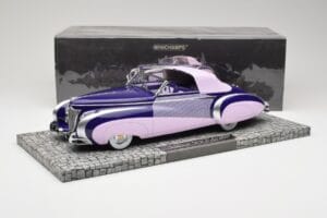 Cadillac Series 62 Kabriolets Rozā Minichamps 1:18 107148460 Metāls — attēls 6 no 6