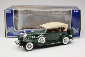 Cadillac Sport Phaeton Zaļš Anson 1:18 30383 Metāls — attēls 9 no 9