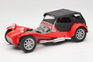 Caterham Super Seven Series 3 Sarkans Anson 1:18 30317-W Metāls — attēls 2 no 8