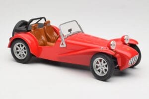 Caterham Super Seven Series 3 Sarkans Anson 1:18 30317-W Metāls — attēls 6 no 8