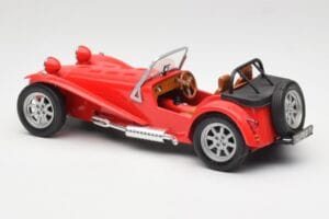 Caterham Super Seven Series 3 Sarkans Anson 1:18 30317-W Metāls — attēls 7 no 8