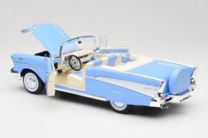 Chevrolet Bel Air Kabriolets Zils Road Signature 1:18 55/1/0863 Metāls — attēls 5 no 8